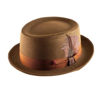 chapeau porkpie marron Dante