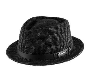 Diamond Crochet Raffia Stetson