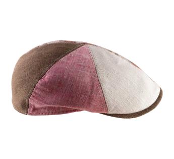 casquette plate patchwork rose Cosimino