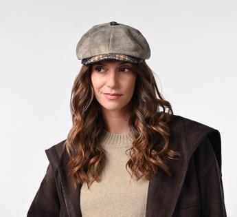 Casquette beret cuir Kyoto-2