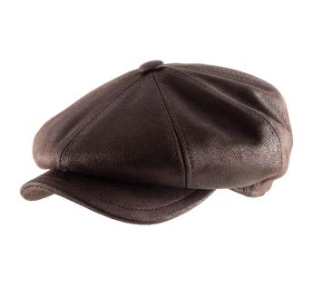 Casquette cuir Camel, casquette baseball daim homme femme livré 48h!