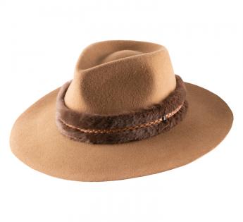 Stetson chapeau homme en feutre de poil camel