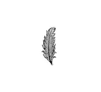 Plume en métal Estampe Plume