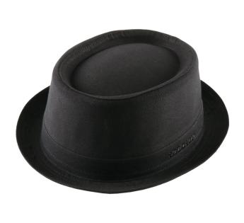 STETSON Chapeau en Laine Uni Pork Pie Femme/Homme - de Feutre avec