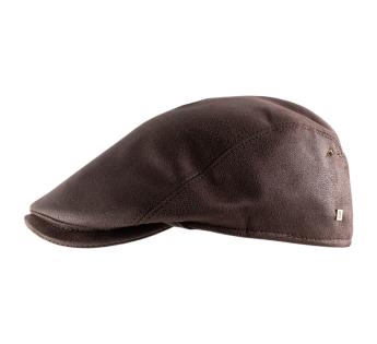 Béret Classique Italien Unisexe - Taille 60 Cm, Marron - Laine Et Polyester - Doublure Molletonnée - Style Intemporel
