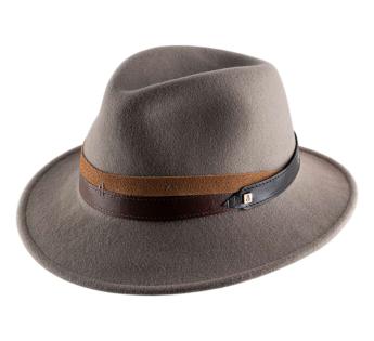 Chapeau Unisexe Chapeau Melon Gris Feutre art99 sans Doublure Hat Homme