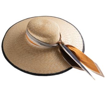 Chapeau femme large bord Lara Tresse Fine Bic