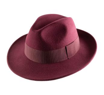 Bonnet Queue De Cheval Femme Laine Violet Foncé - Hat Chaud Fait Main, Taille Unique