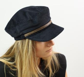Casquette marin en velours Manarola