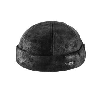 Bonnet en cuir Docker Pig Skin, Bonnet Stetson