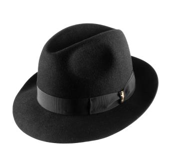 En lapin chapeau Borsalino Noir taille 57 cm en Lapin - 39683243