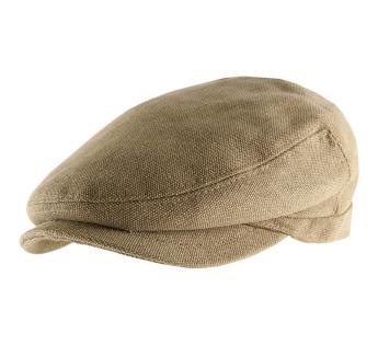 Casquette laine marron foncé Water-Repellent doublée coton Göttmann - Kausia