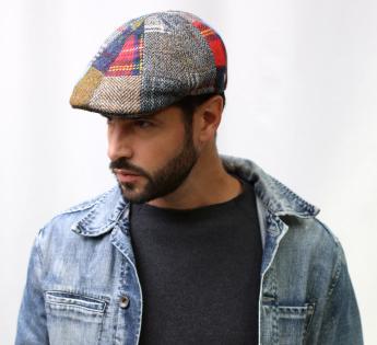 casquette laine patchwork Fiorente