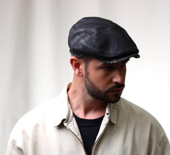 Casquette cuir Euphorbe - Homme original