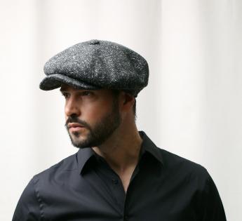 Gris ardoise, Casquette gavroche - Homme - Pure Laine