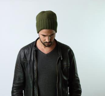 Acheter Bonnet à revers homme 70% Laine d'agneau / 30% Nylon