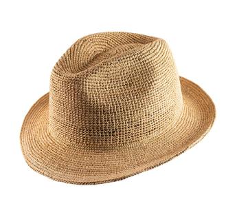 Chapeau paille français Clément Raphia Nude