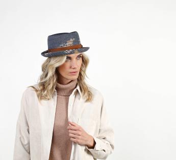 chapeau denim bleu Carlo