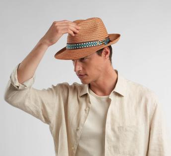 chapeau trilby paille abaca Paul