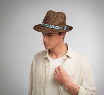 chapeau trilby paille abaca Paul