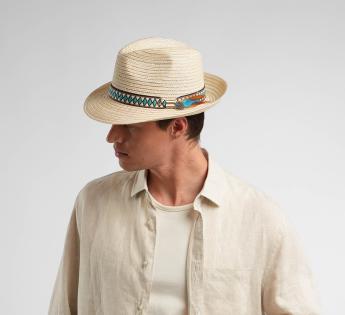 chapeau trilby paille abaca Paul