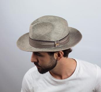 chapeau panama gris Santri