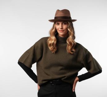 Chapeau feutre suédé Suede Woolfelt