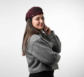 Casquette plate Flore