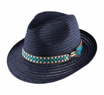 chapeau trilby paille abaca Paul